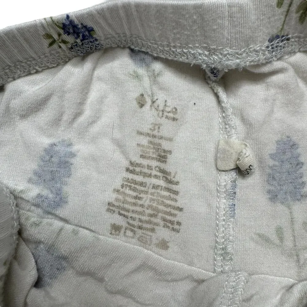 KYTE BABY Periwinkle Bluebonnet Ivory Pajama Shorts Size 3T Girl Viscose Stretch